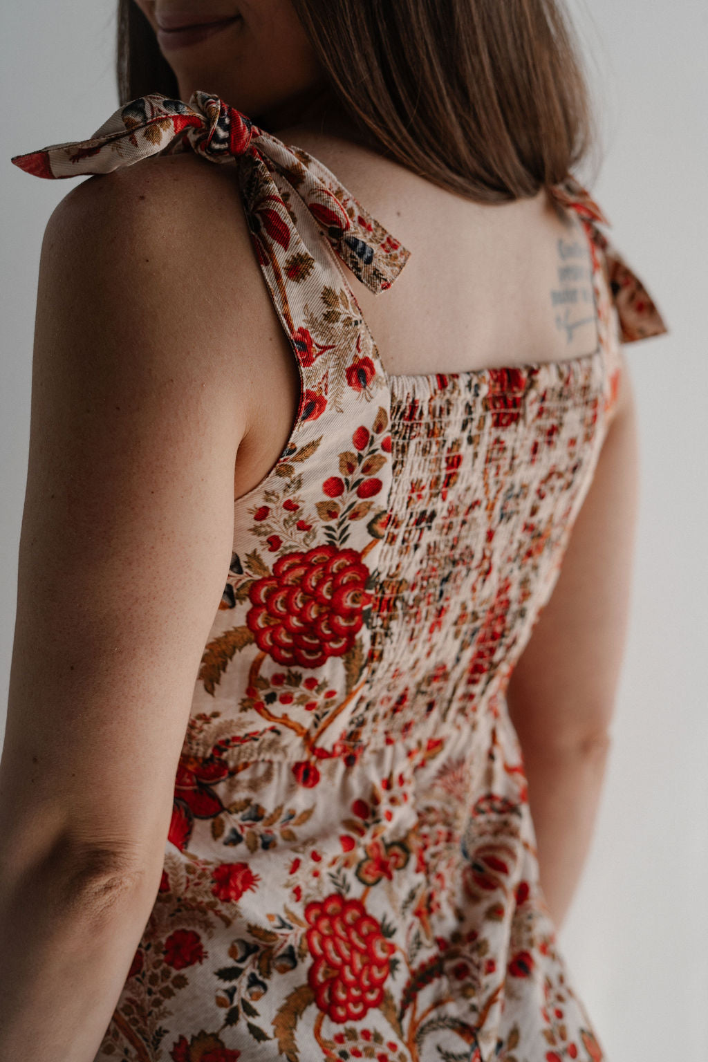Rosalie Nursing Dress - Bohemian Print
