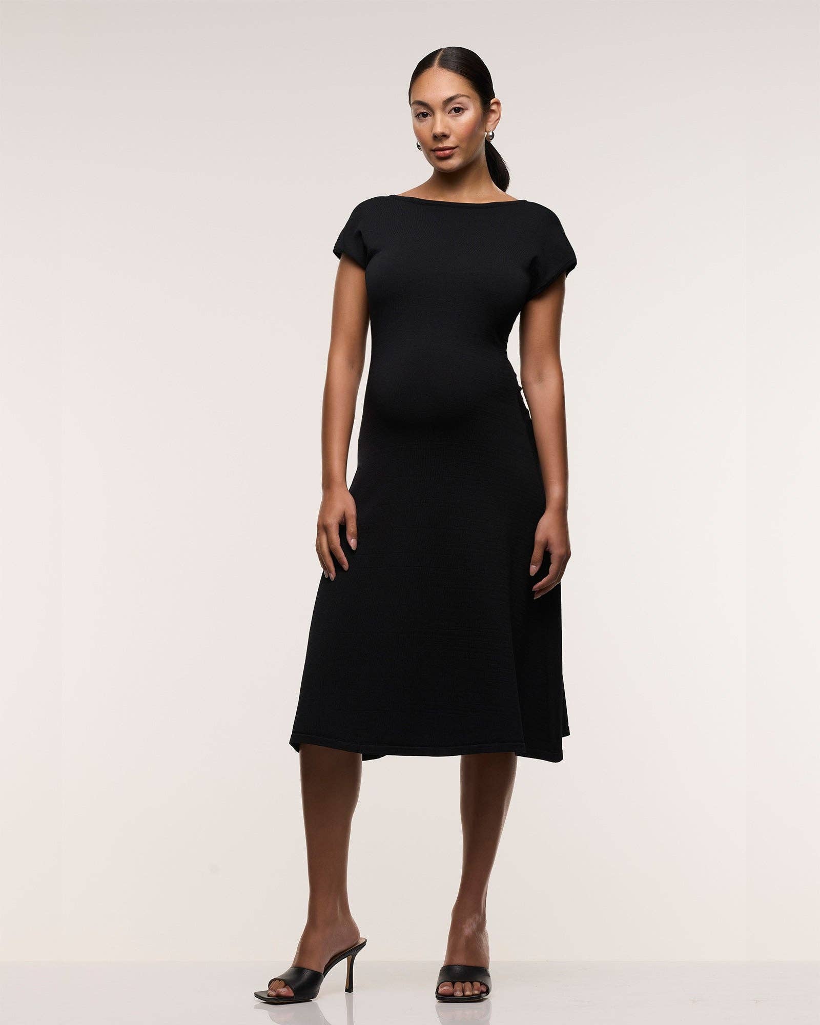 Grace Cap Sleeve Maternity Dress