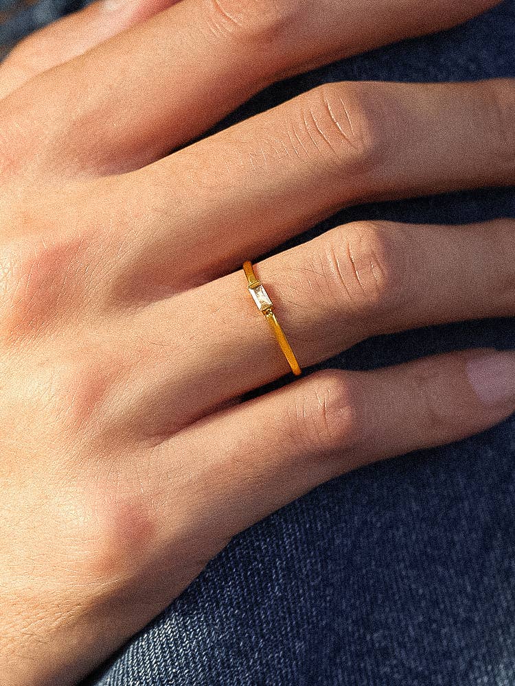 The Côme CZ Band Ring