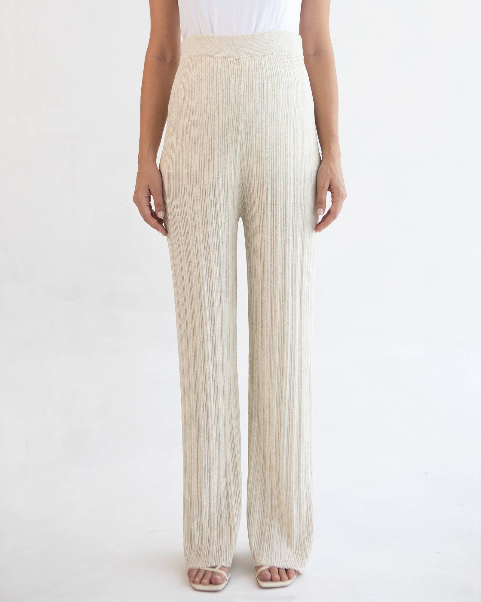 Collette Linen Knit Maternity Pants