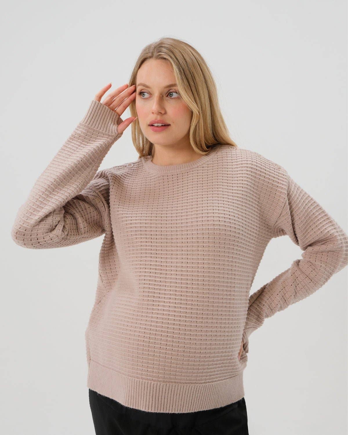 Skye Maternity & Nursing Knit Sweater