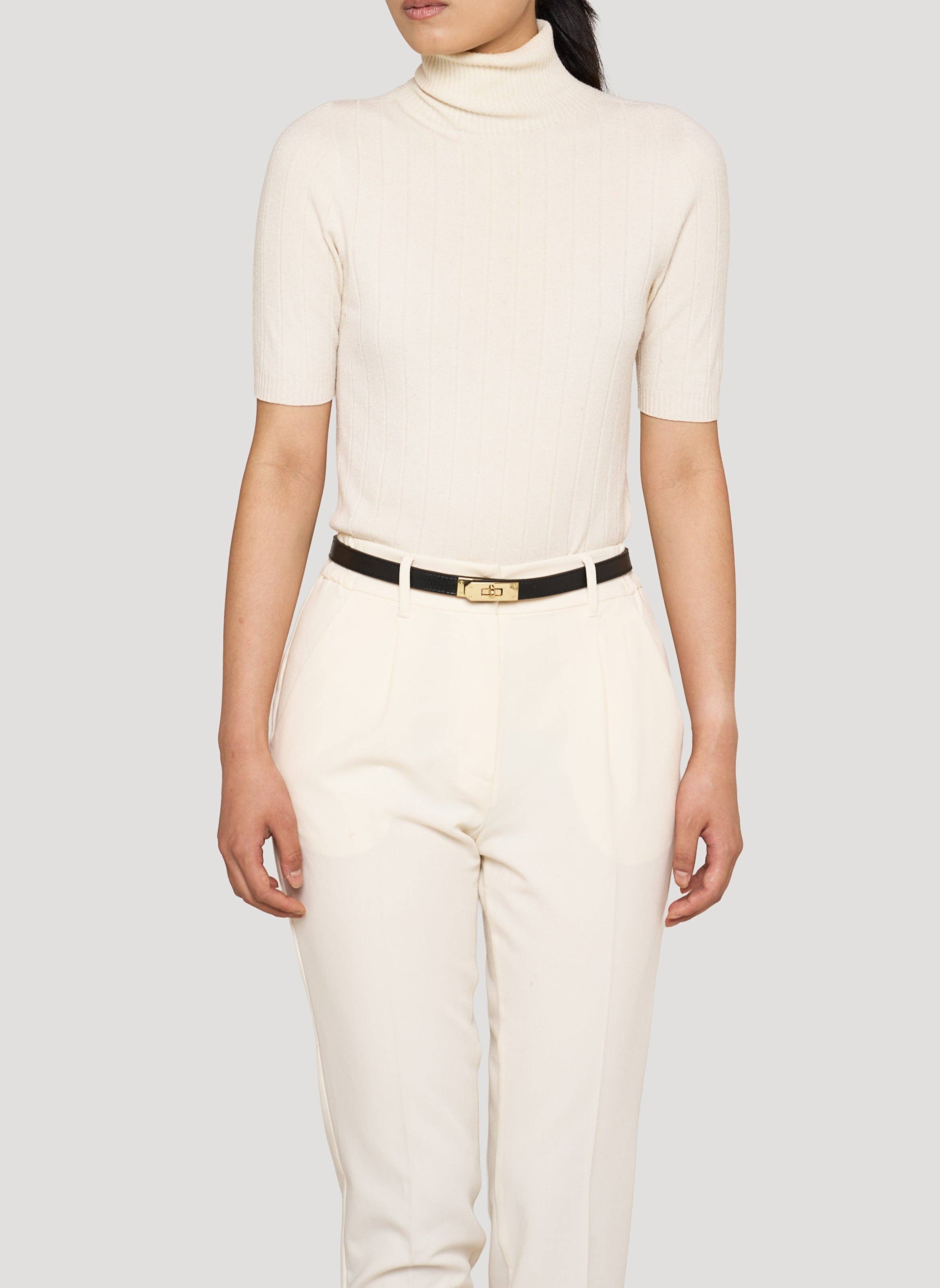 Ceinture en cuir de veau Baronne