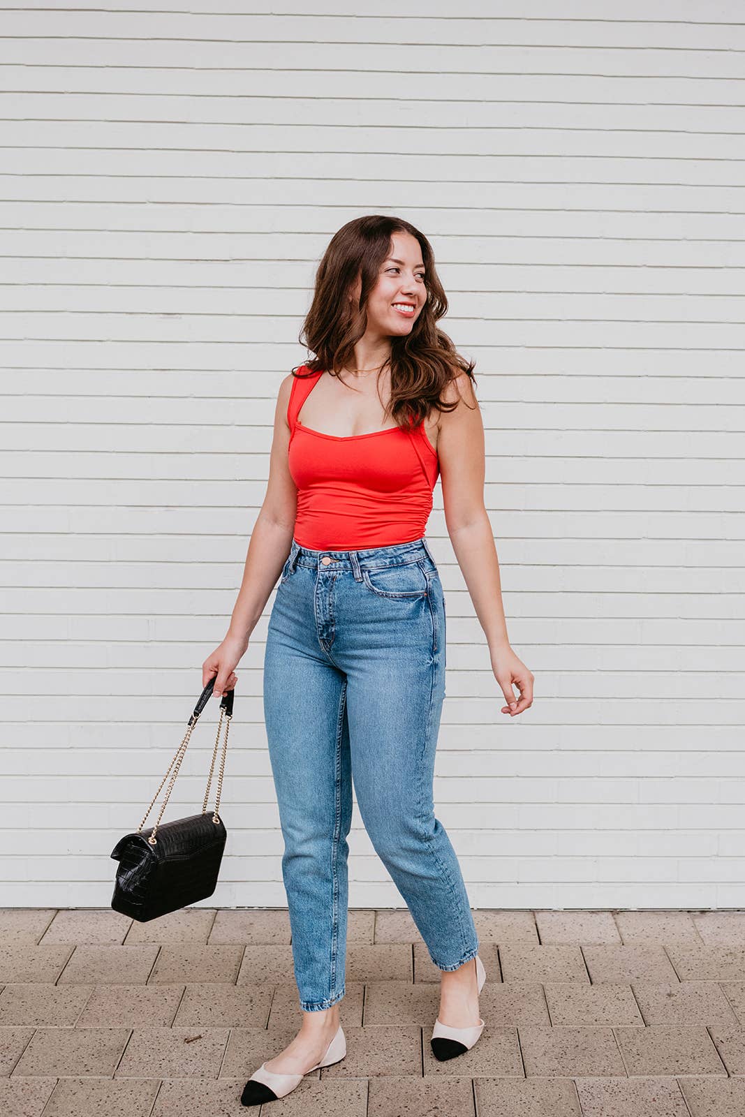 Ballerines Posh Rollasoles – Ballerines en faux daim crème à bout noir