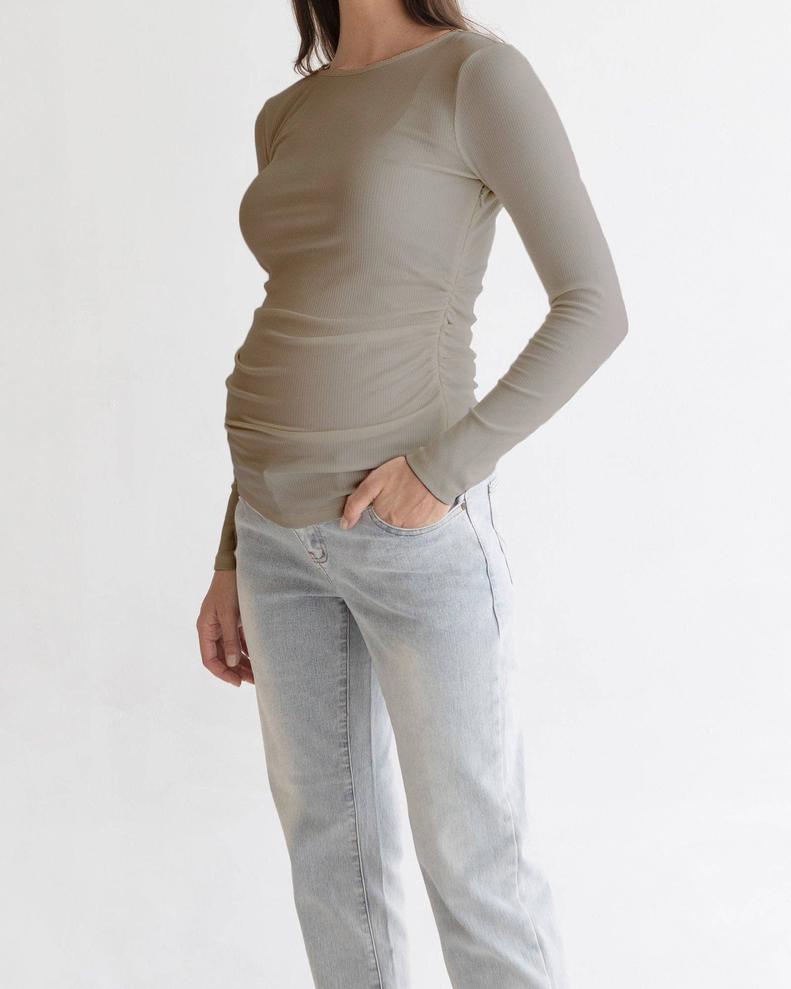 Plateau d'alimentation en bambou côtelé