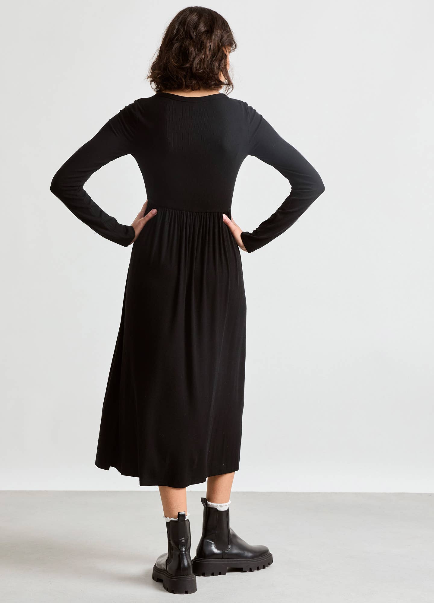 Robe d'allaitement côtelée ultra douce - Nouveauté