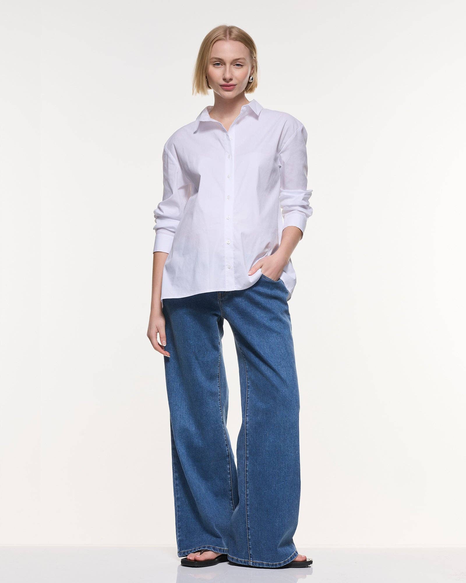 Chemise classique en coton