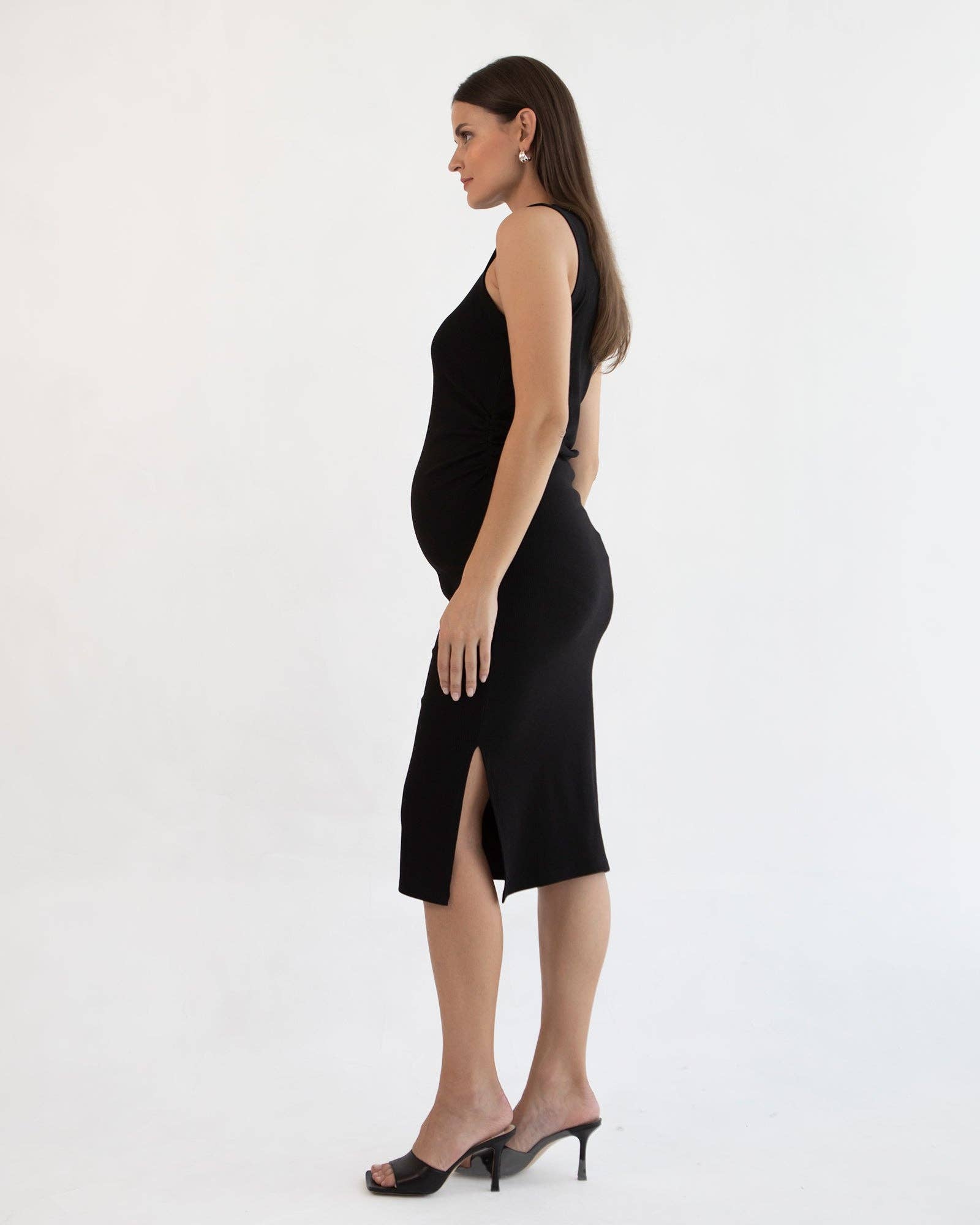 Robe débardeur côtelée douce Harper