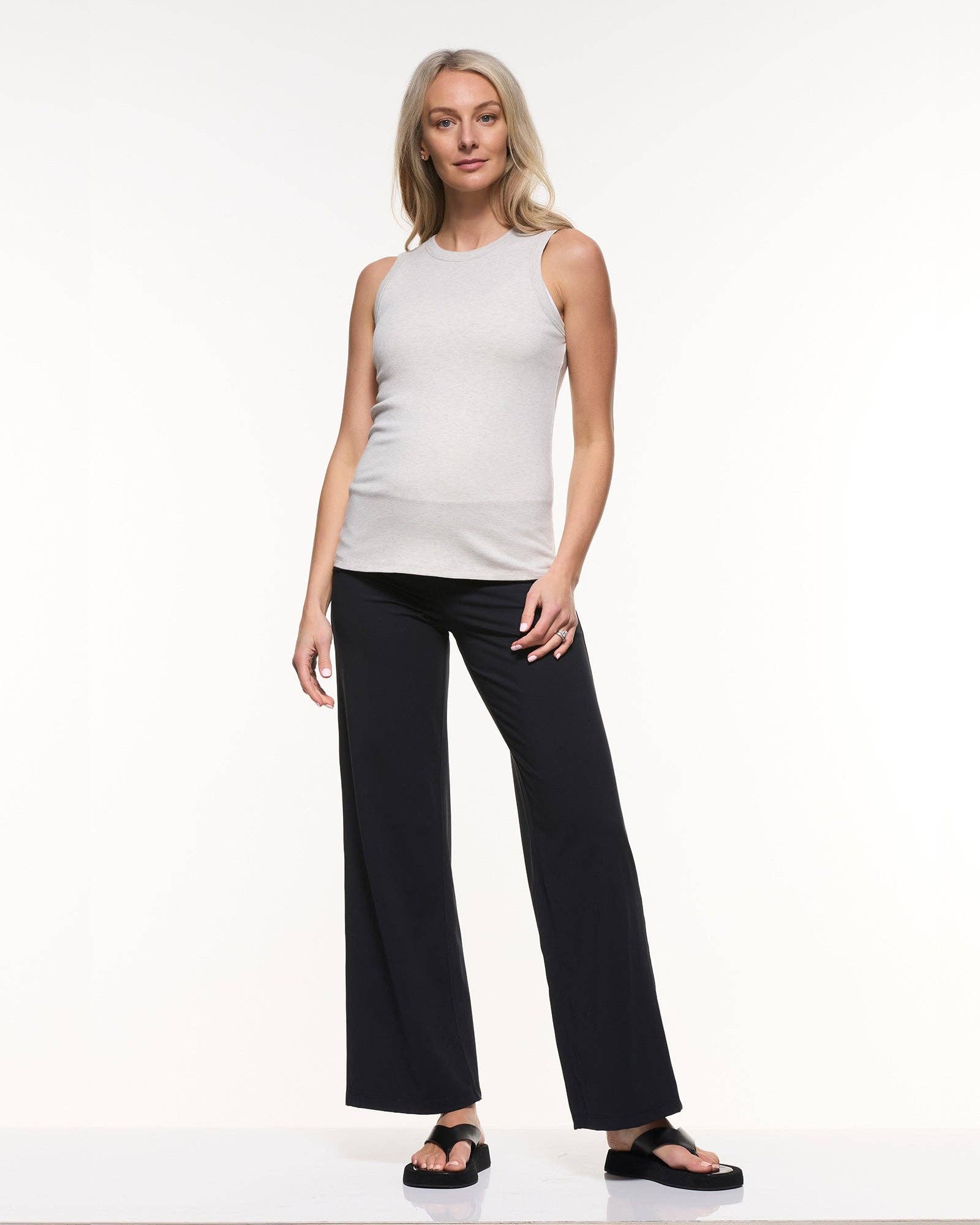 Débardeur côtelé souple de base