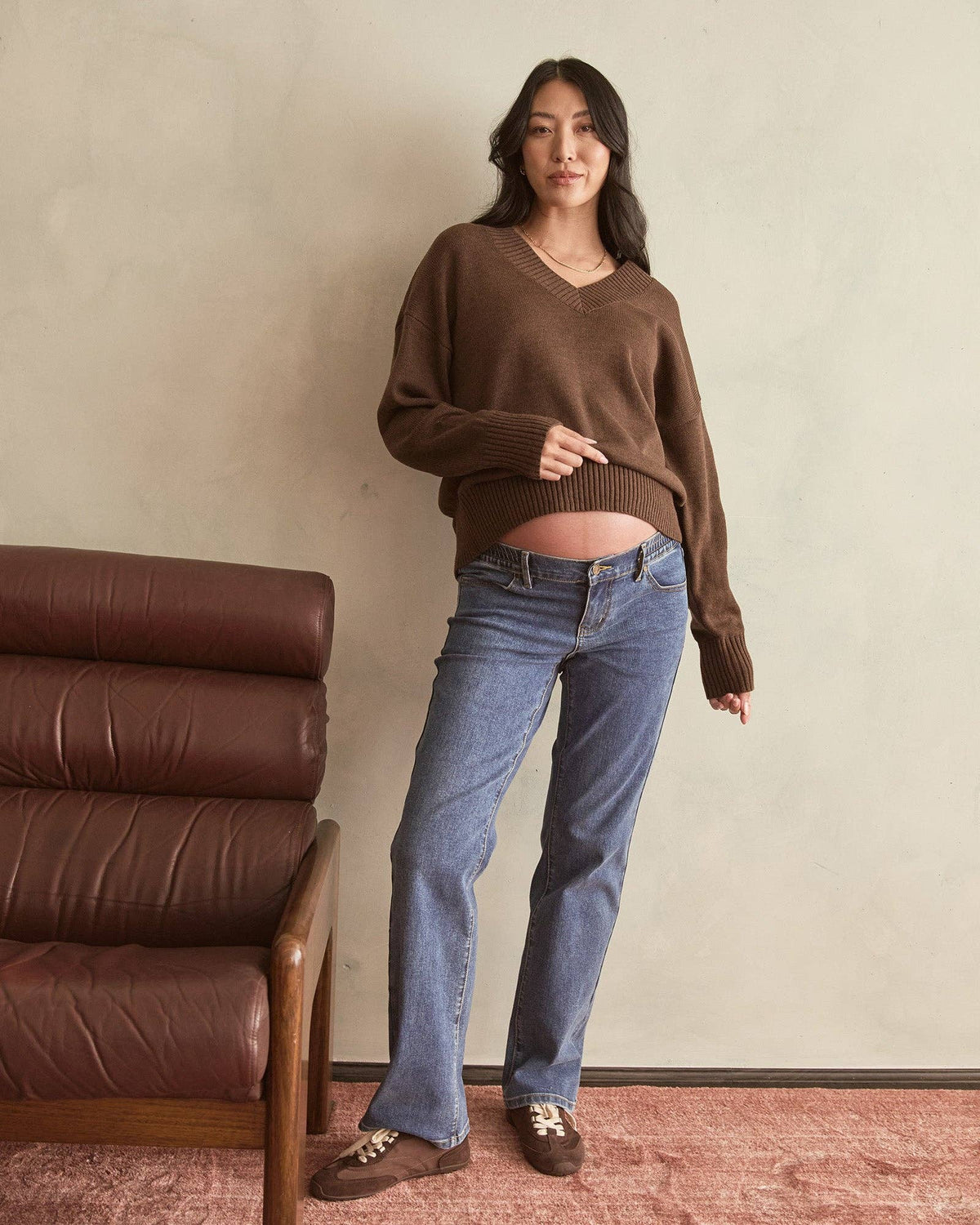 Recycled Cashmere V-Neck Sweater