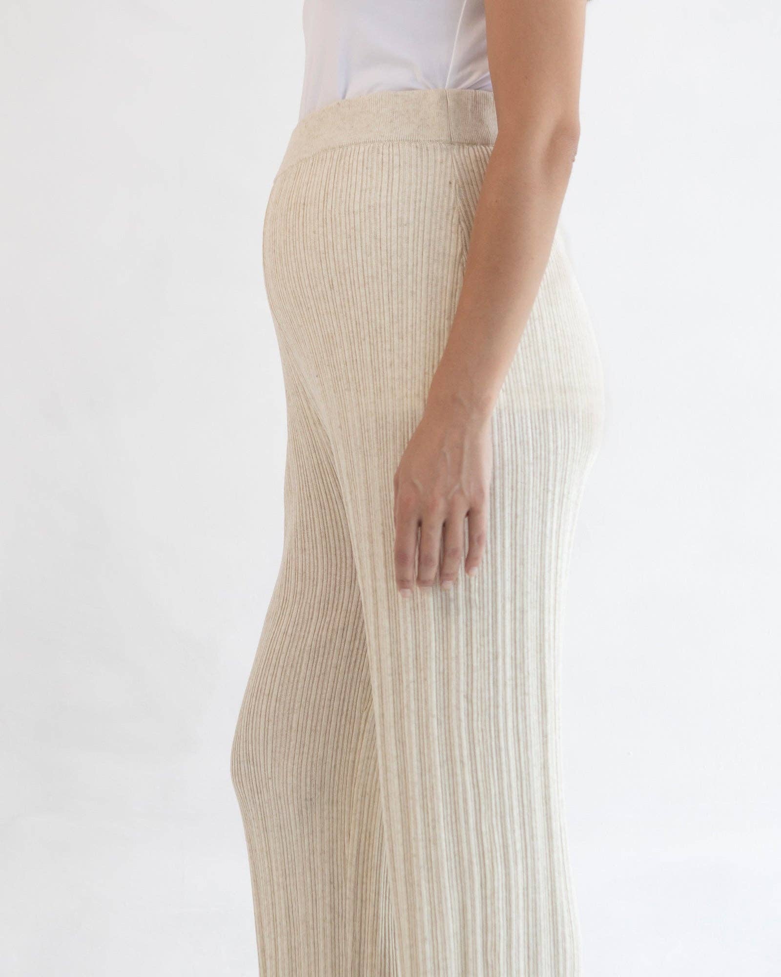 Collette Linen Knit Maternity Pants