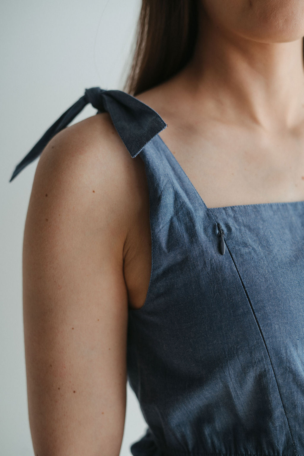 Rosalie Nursing Dress - Blue