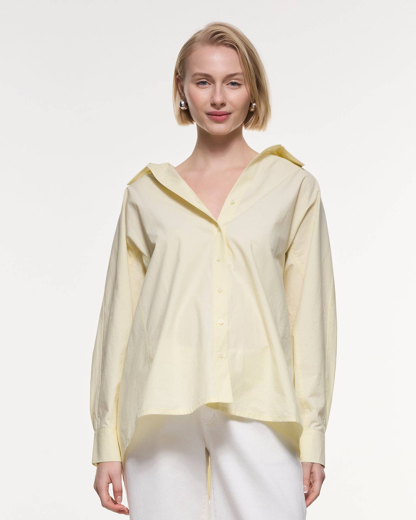 Ella Back Tie Cotton Shirt