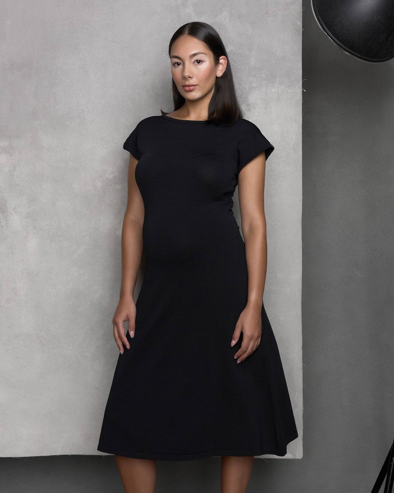Grace Cap Sleeve Maternity Dress