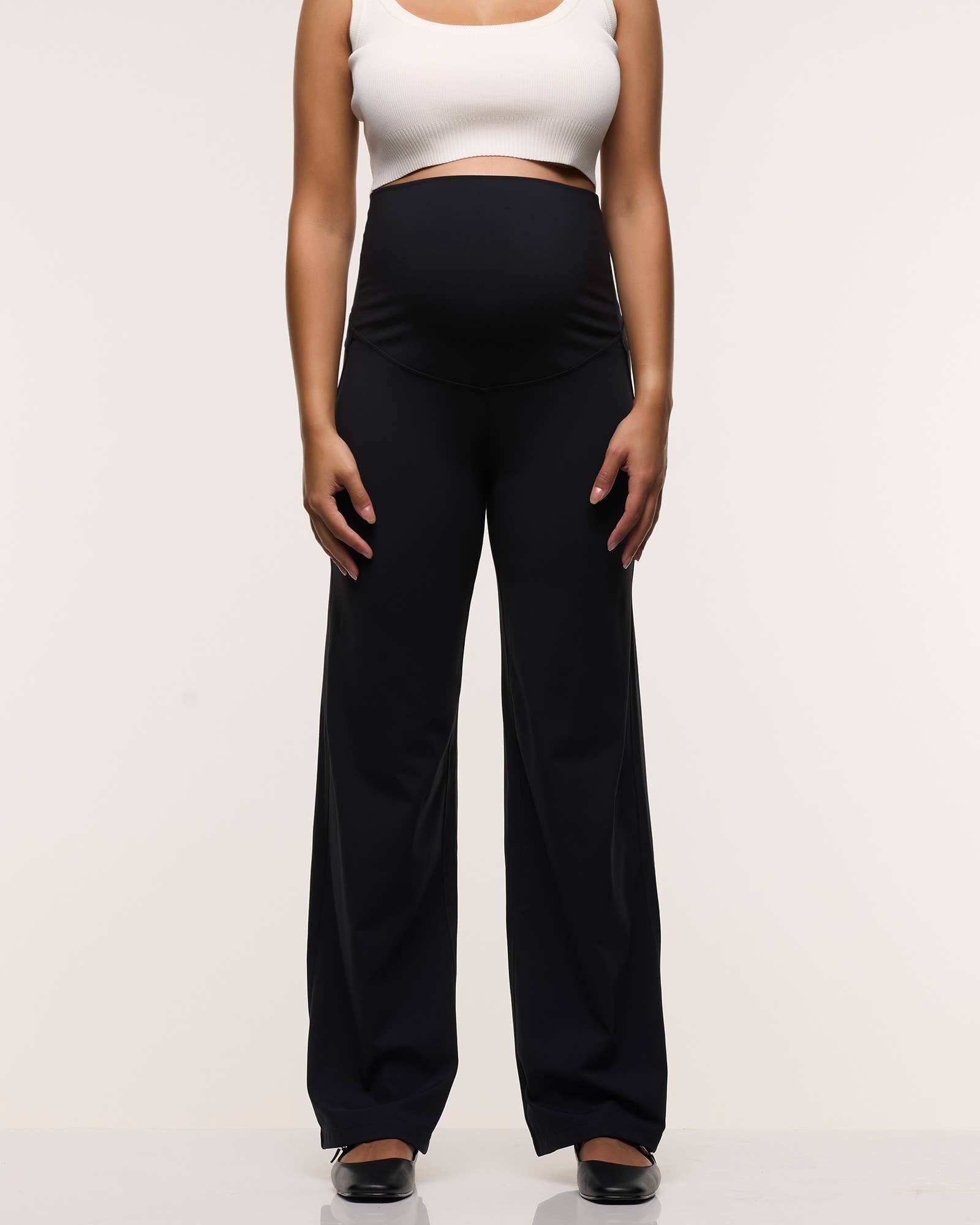 Wide Leg Overbelly Leggings