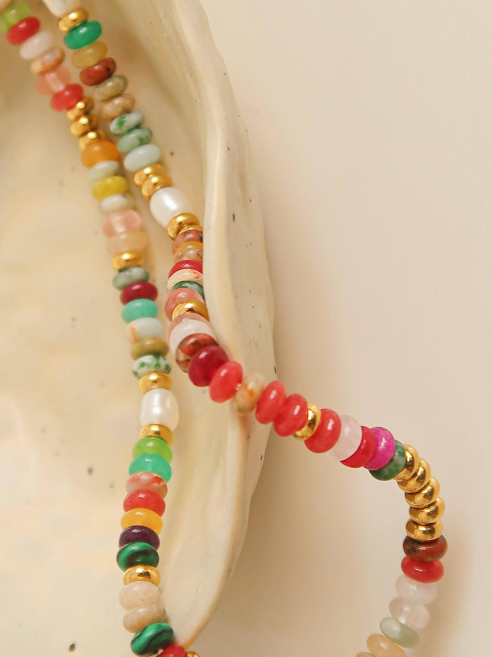 Sunny Non-Tarnish Boho Beaded Necklace