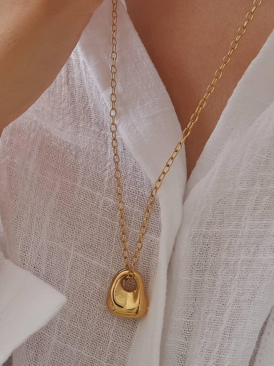 Rosélia 18K Gold Non-Tarnish Charm Necklace