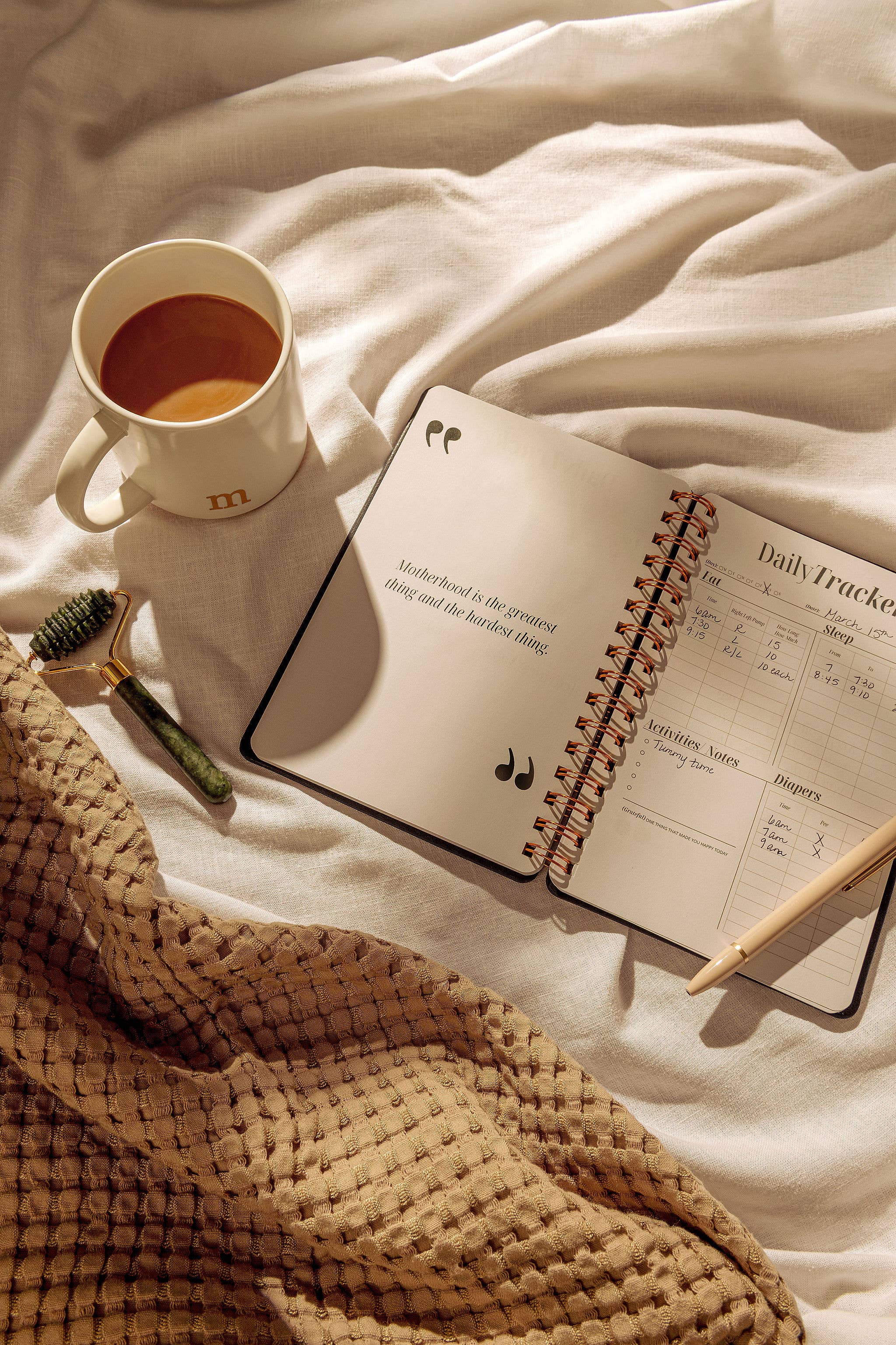 Suggestions d'écriture pour maman + Suivi quotidien pour bébé