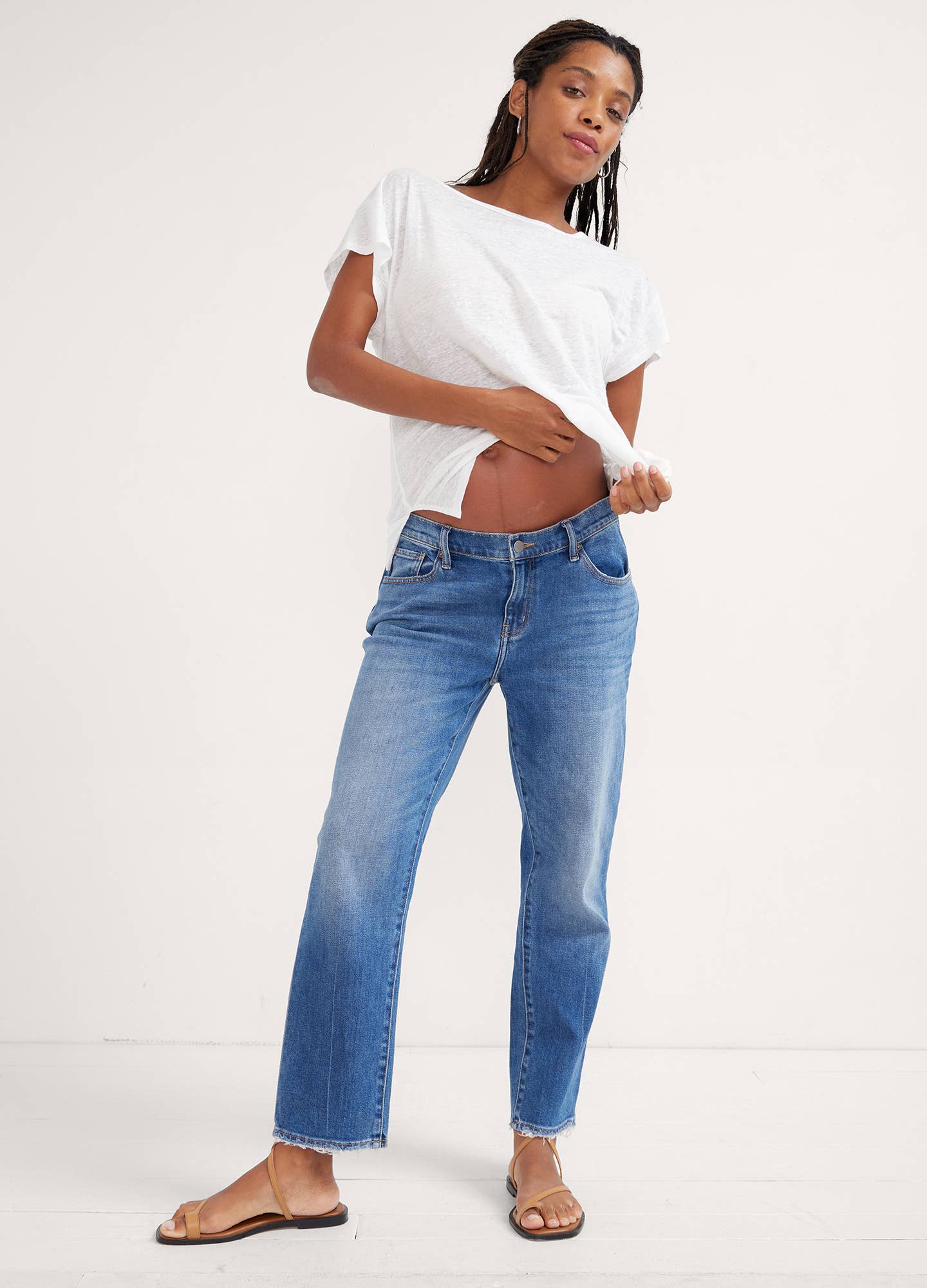 Boyfriend Maternity Jeans – Custom Wash & Grow-With-You Fit