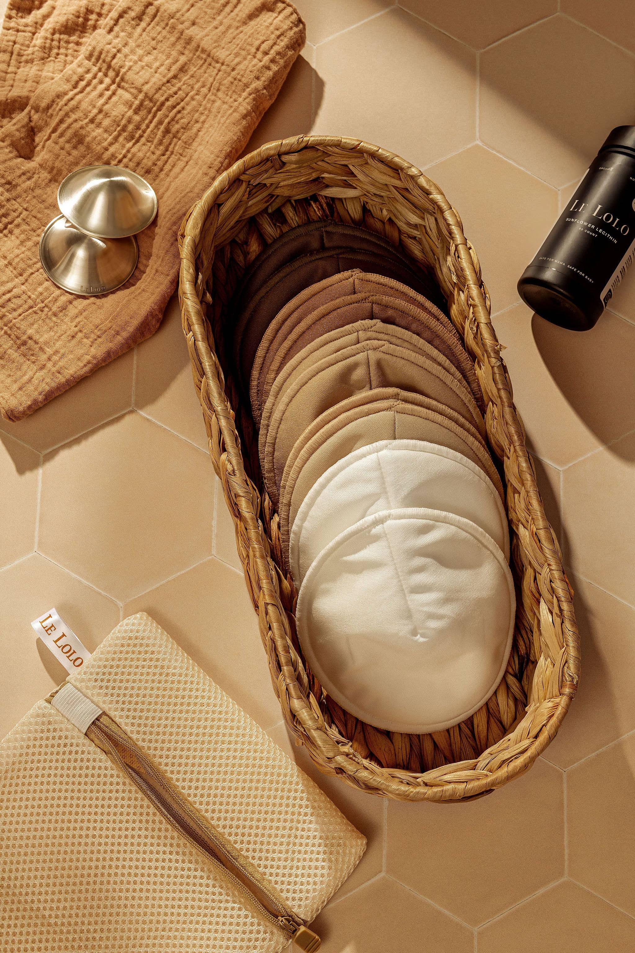 Reusable Nursing Pads – Organic Bamboo, Leak-Proof & Eco-Friendly