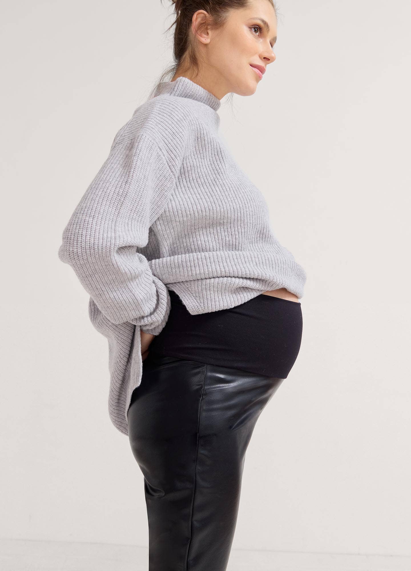 The Stretch Vegan Leather Legging