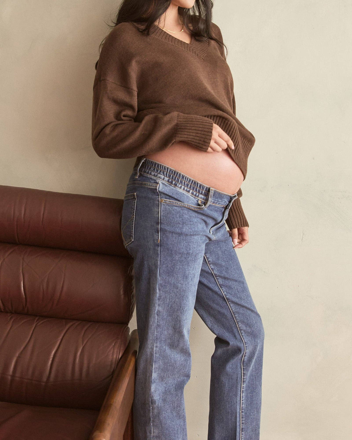 Recycled Cashmere V-Neck Sweater