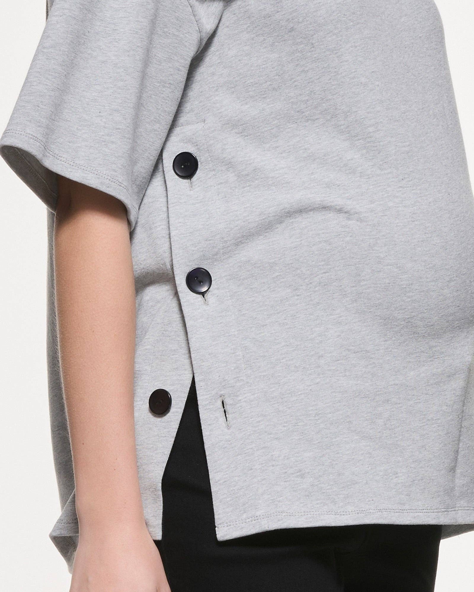 Haut en coton à boutons Luna