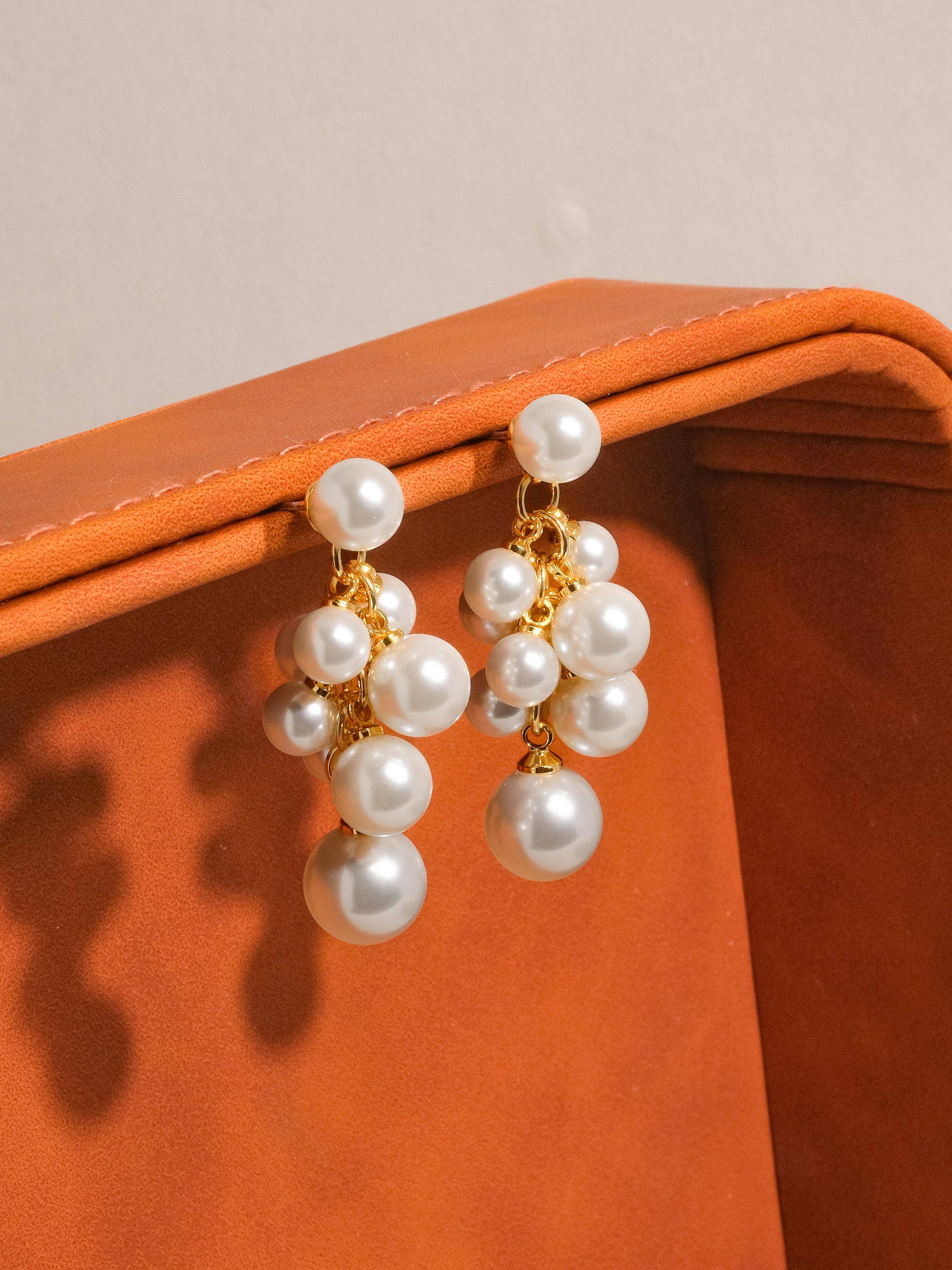 Lou 18K Gold Dressy Pearl Drop Earring