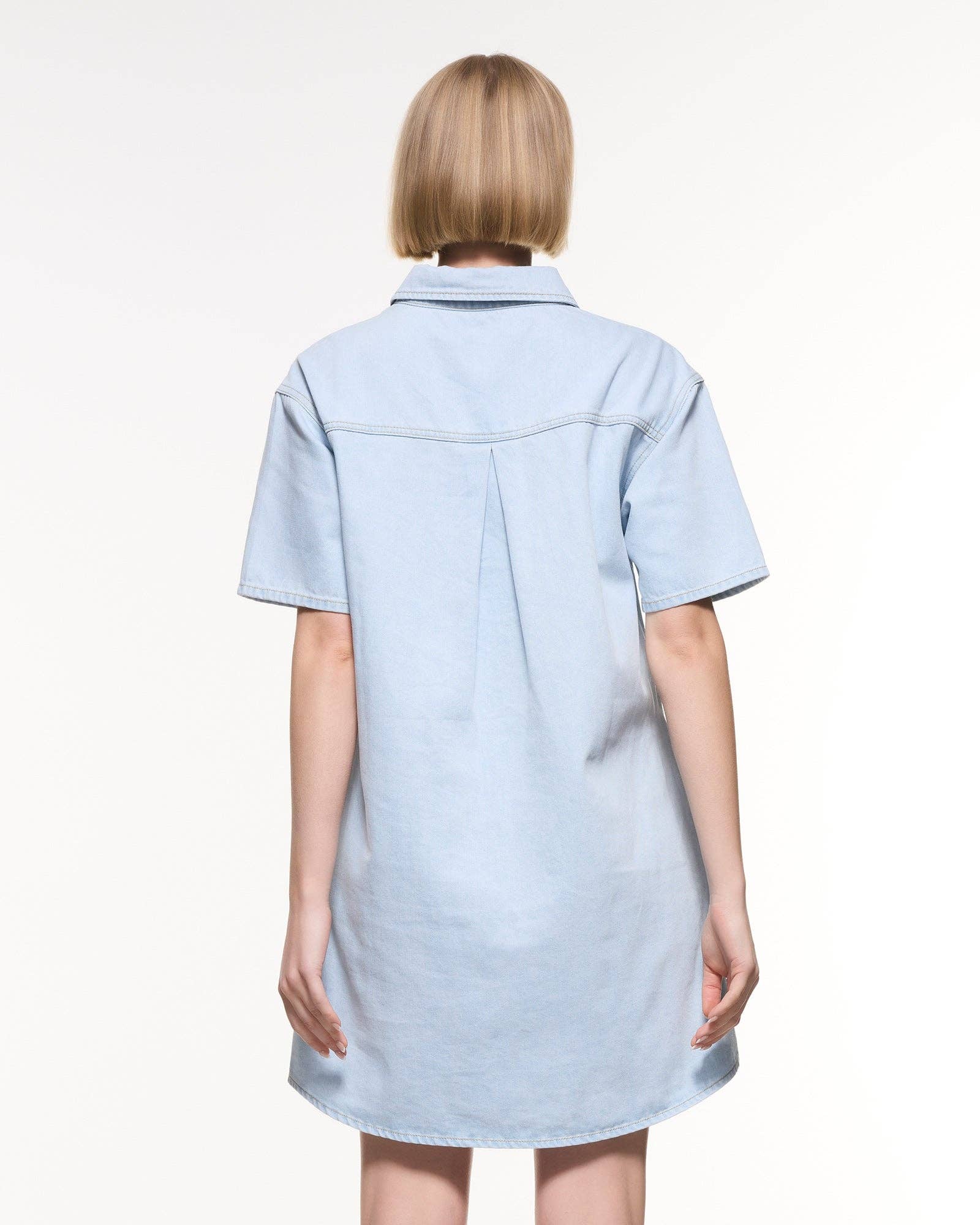 Luna Denim Shirt Dress