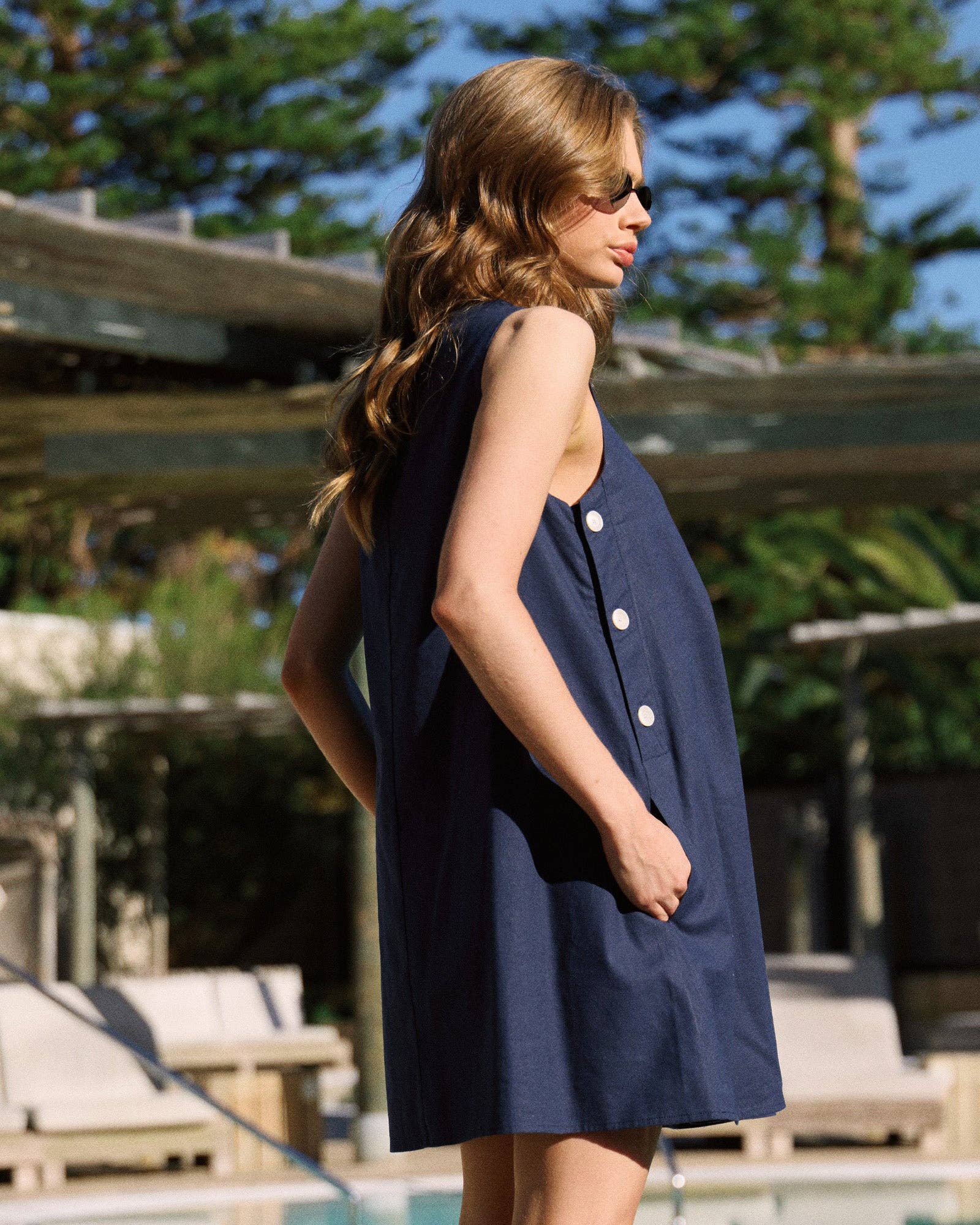Robe d'allaitement en lin Maeve