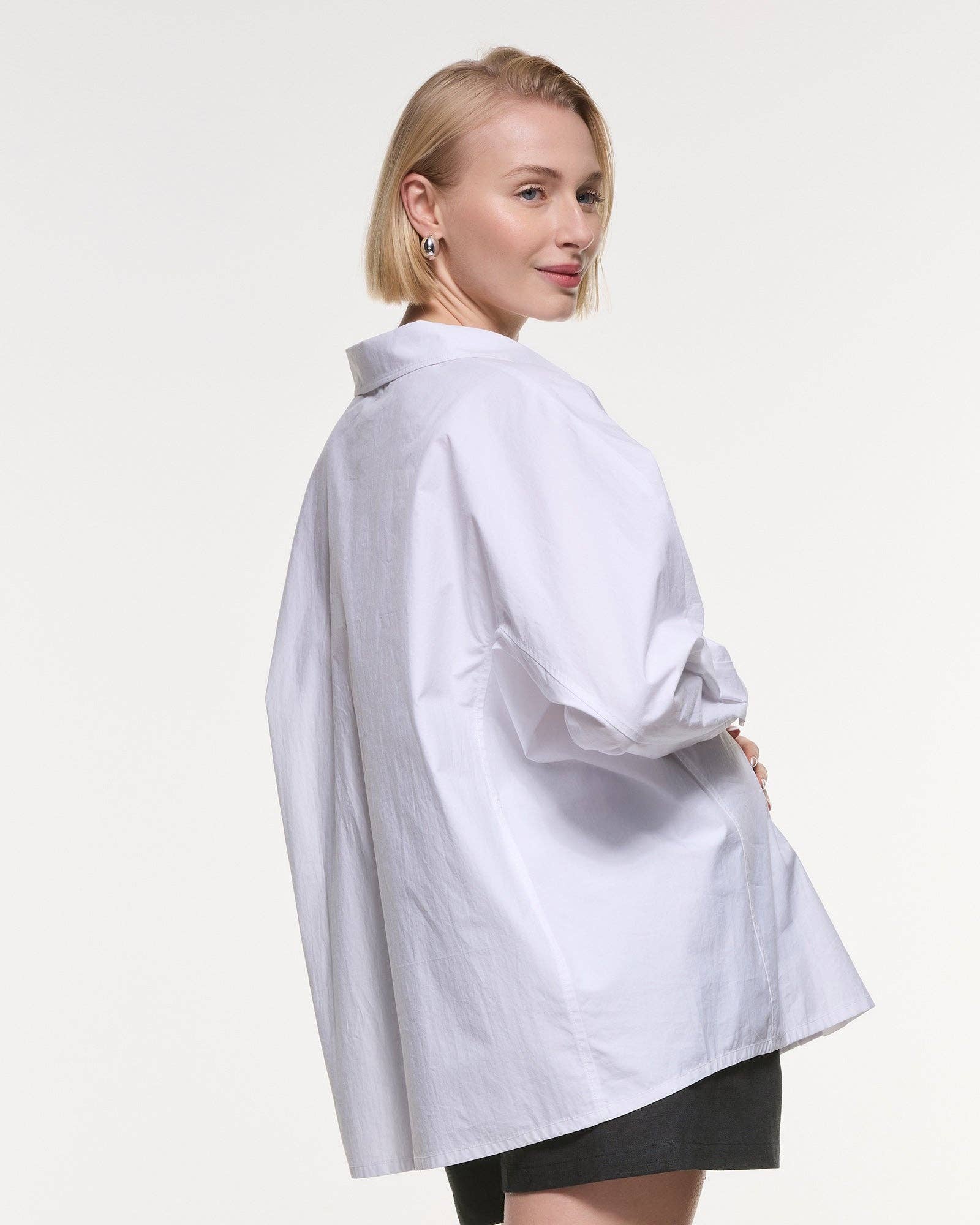 Ella Back Tie Cotton Shirt