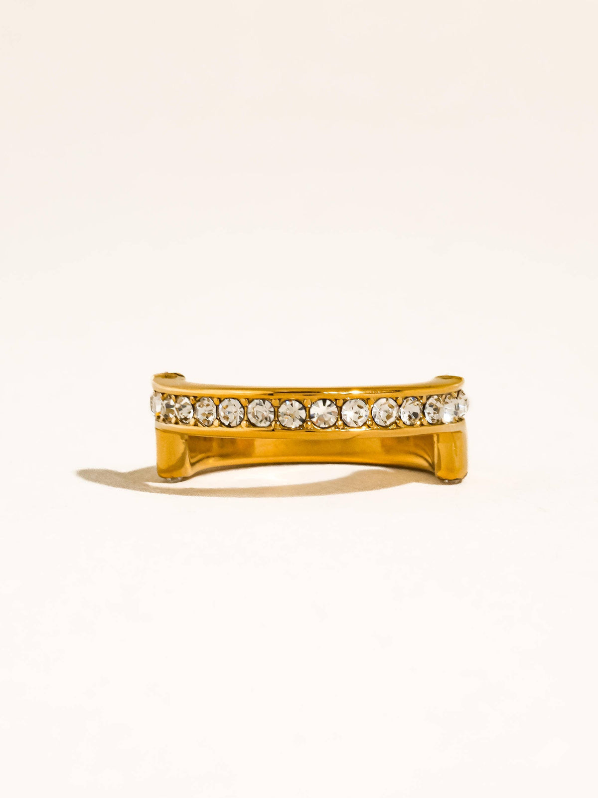 Oralia 18K Gold Pavé Band Ring