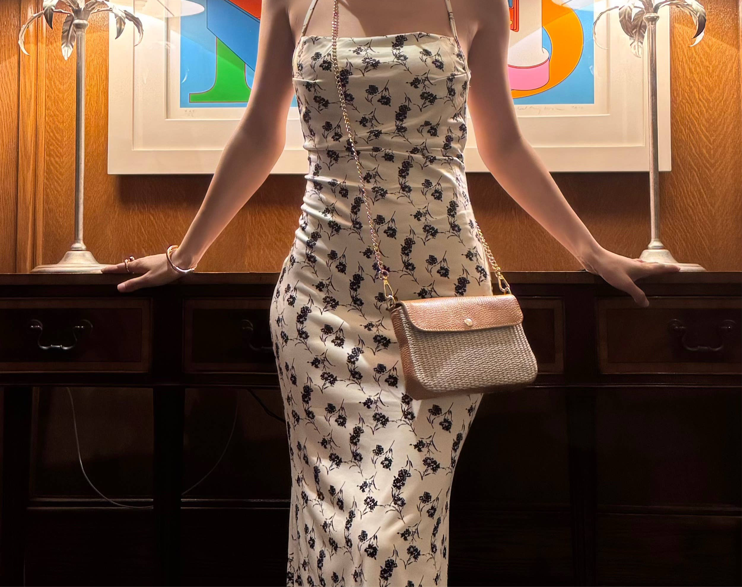 Sac bandoulière à rabat en raphia et cuir, fait main en Italie