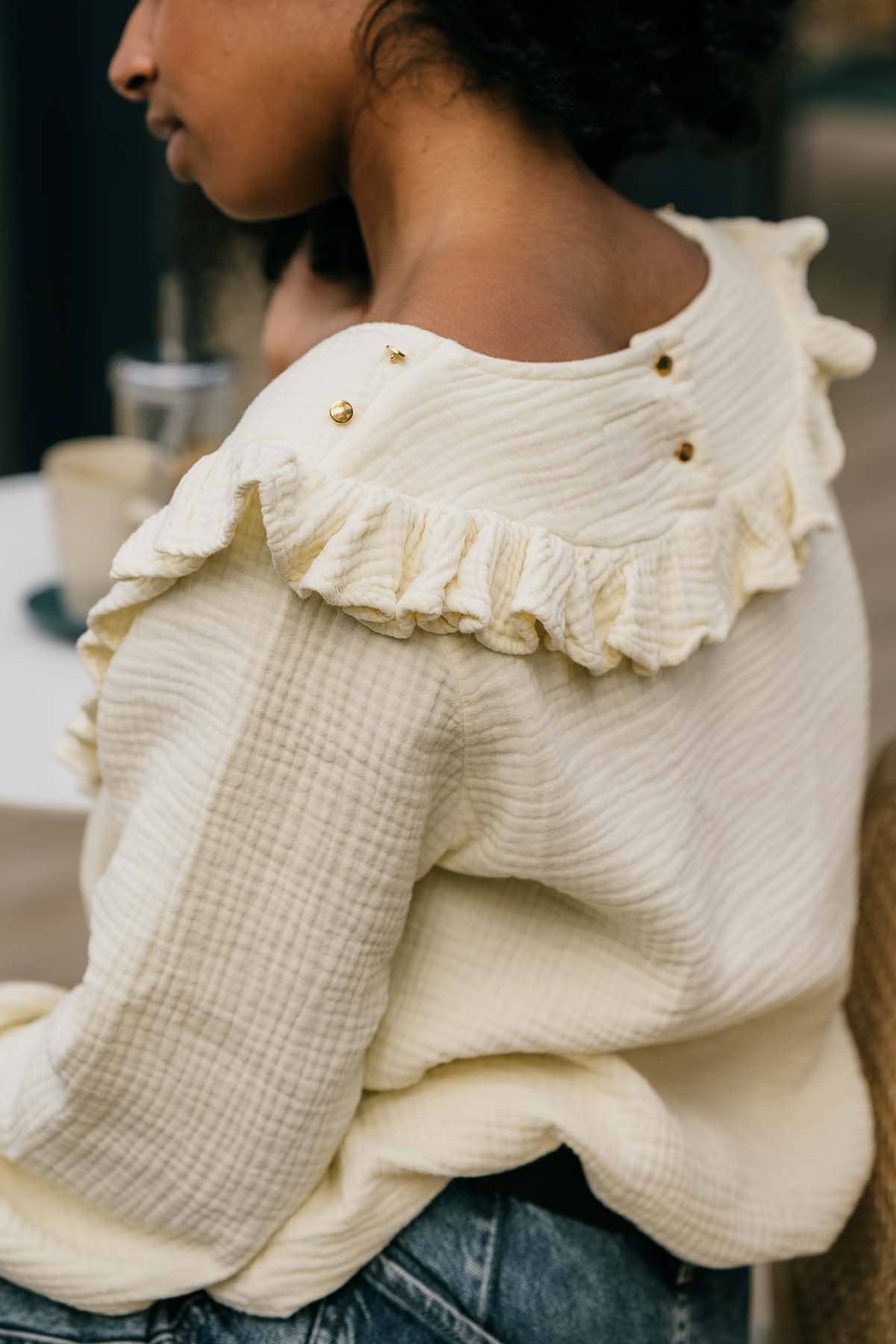 Bohémilk Organic Cotton Maternity + Nursing Blouse