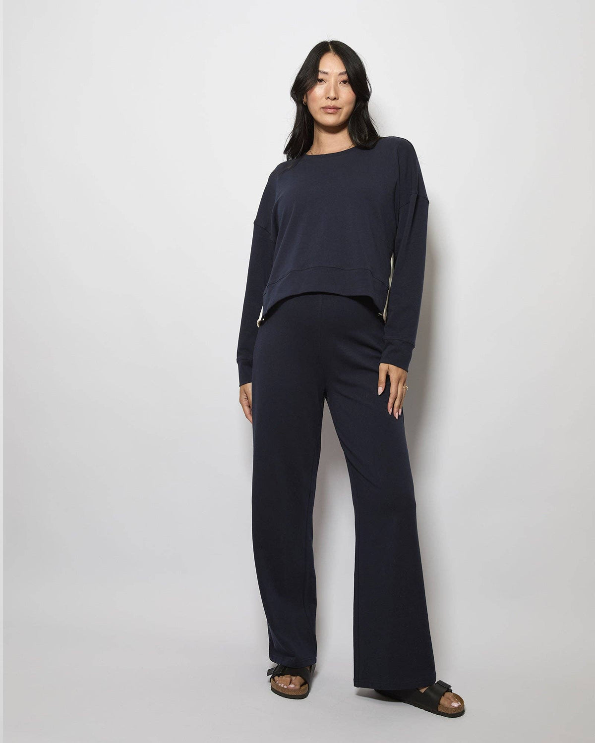 Harriette Cotton Jumper - Navy