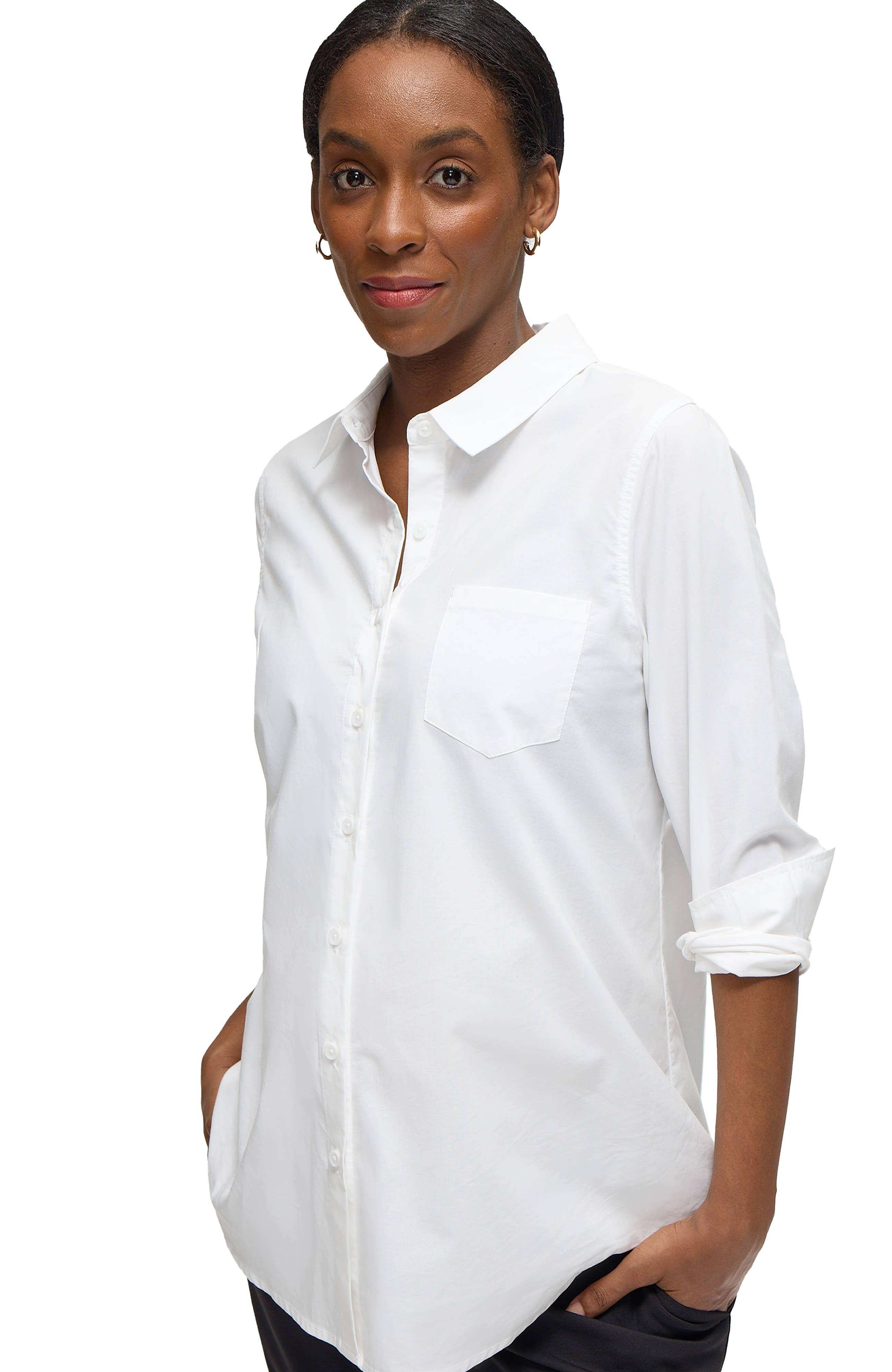 The Classic Poplin Maternity Shirt