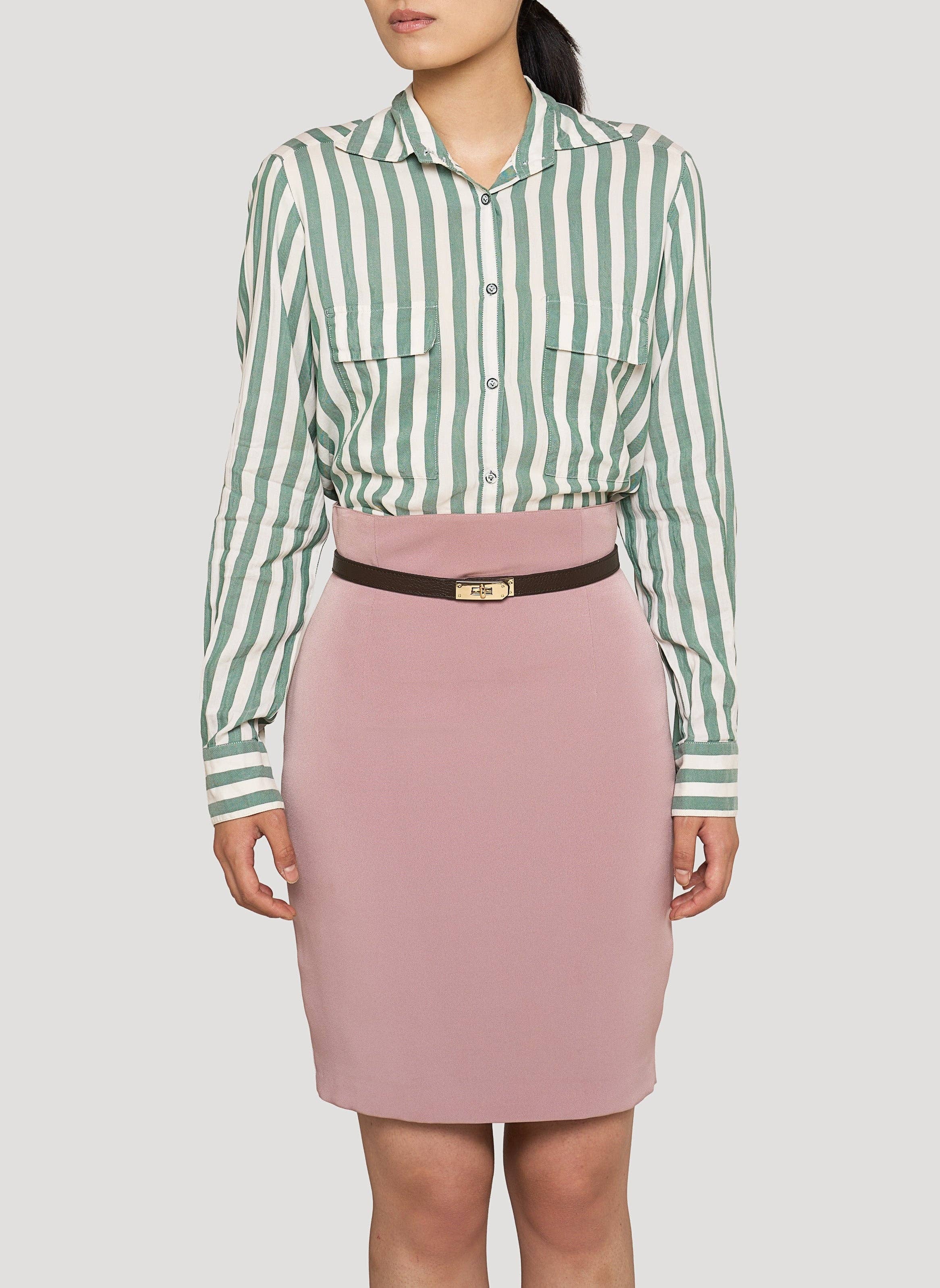 Ceinture en cuir de veau Baronne