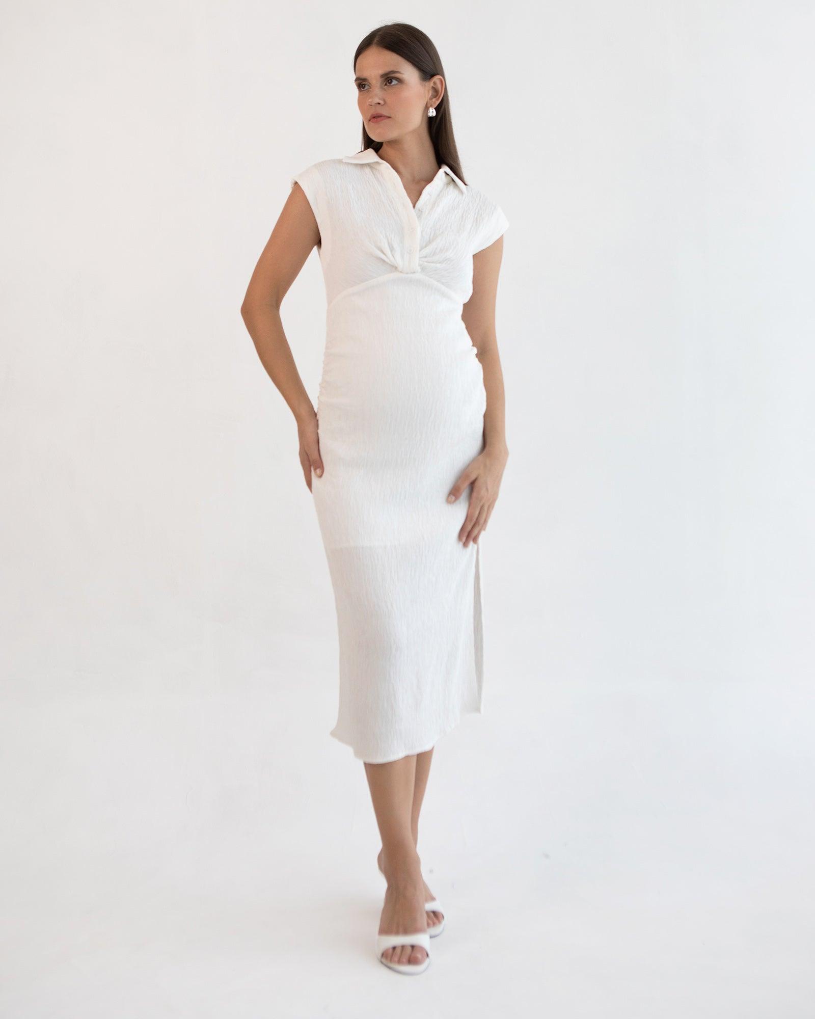 Noah Front Knot Maternity Dress