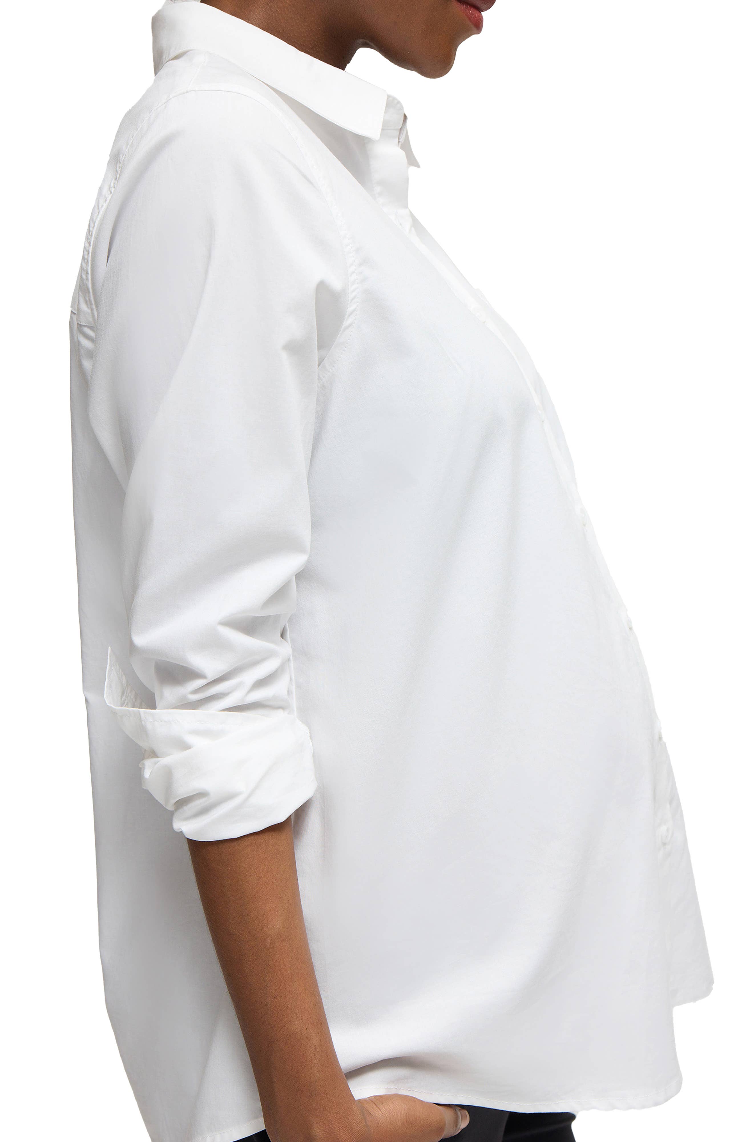 The Classic Poplin Maternity Shirt
