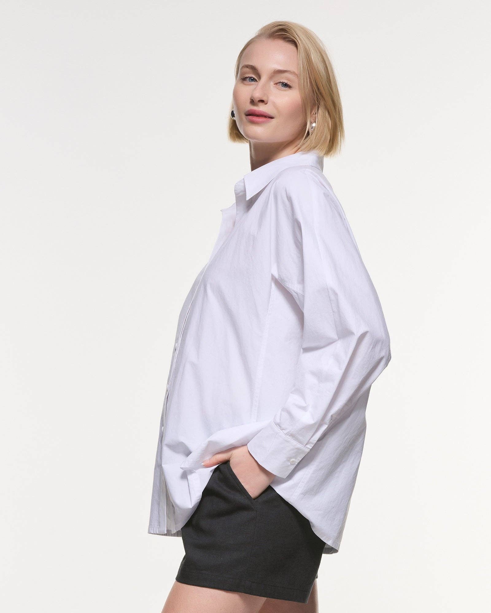 Chemise en coton Ella à nouer dans le dos