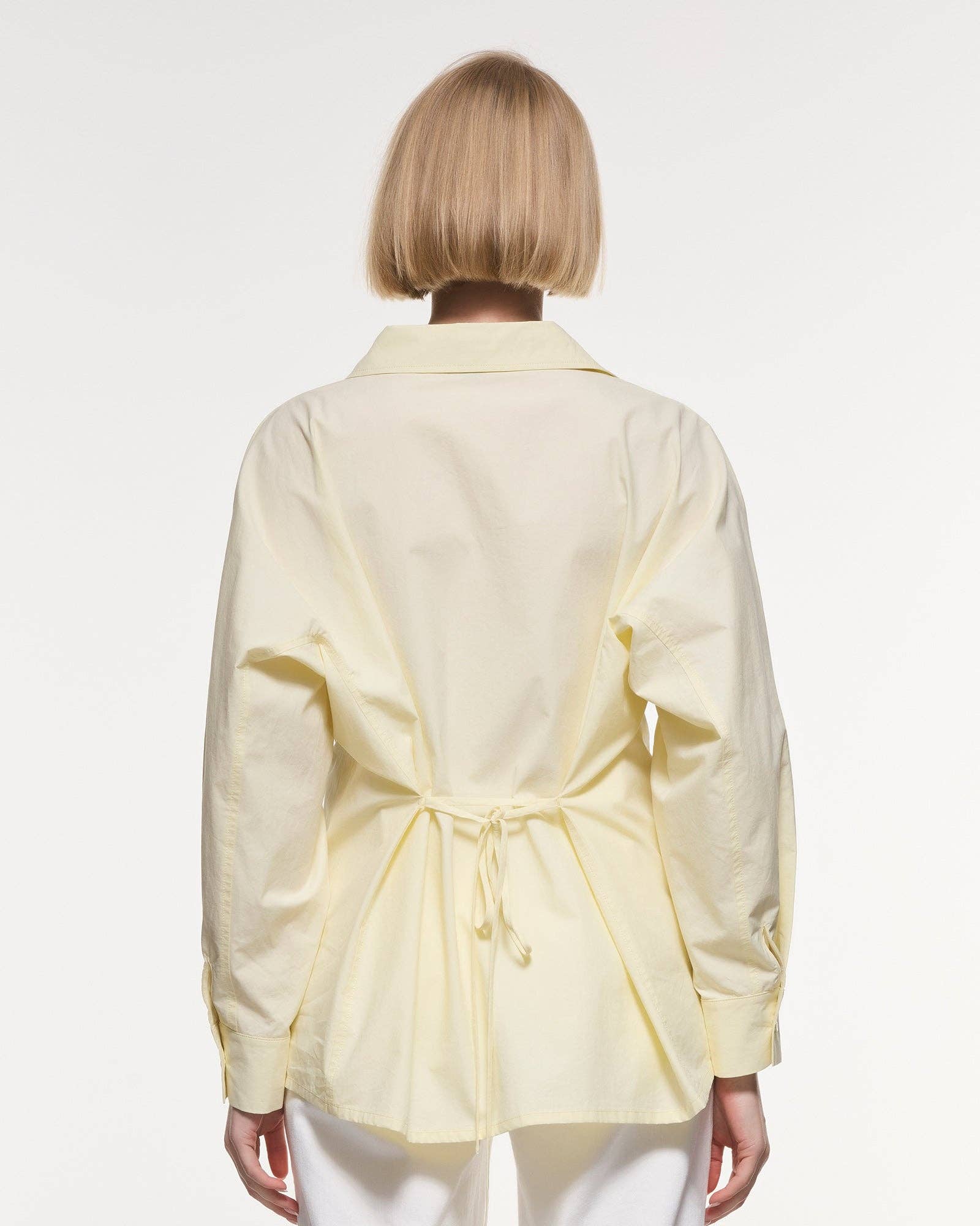 Ella Back Tie Cotton Shirt