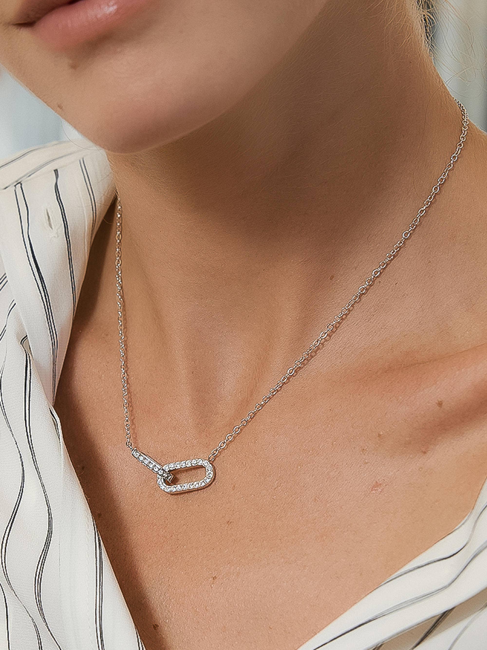Priamo 18K Gold Pavé Chain Necklace