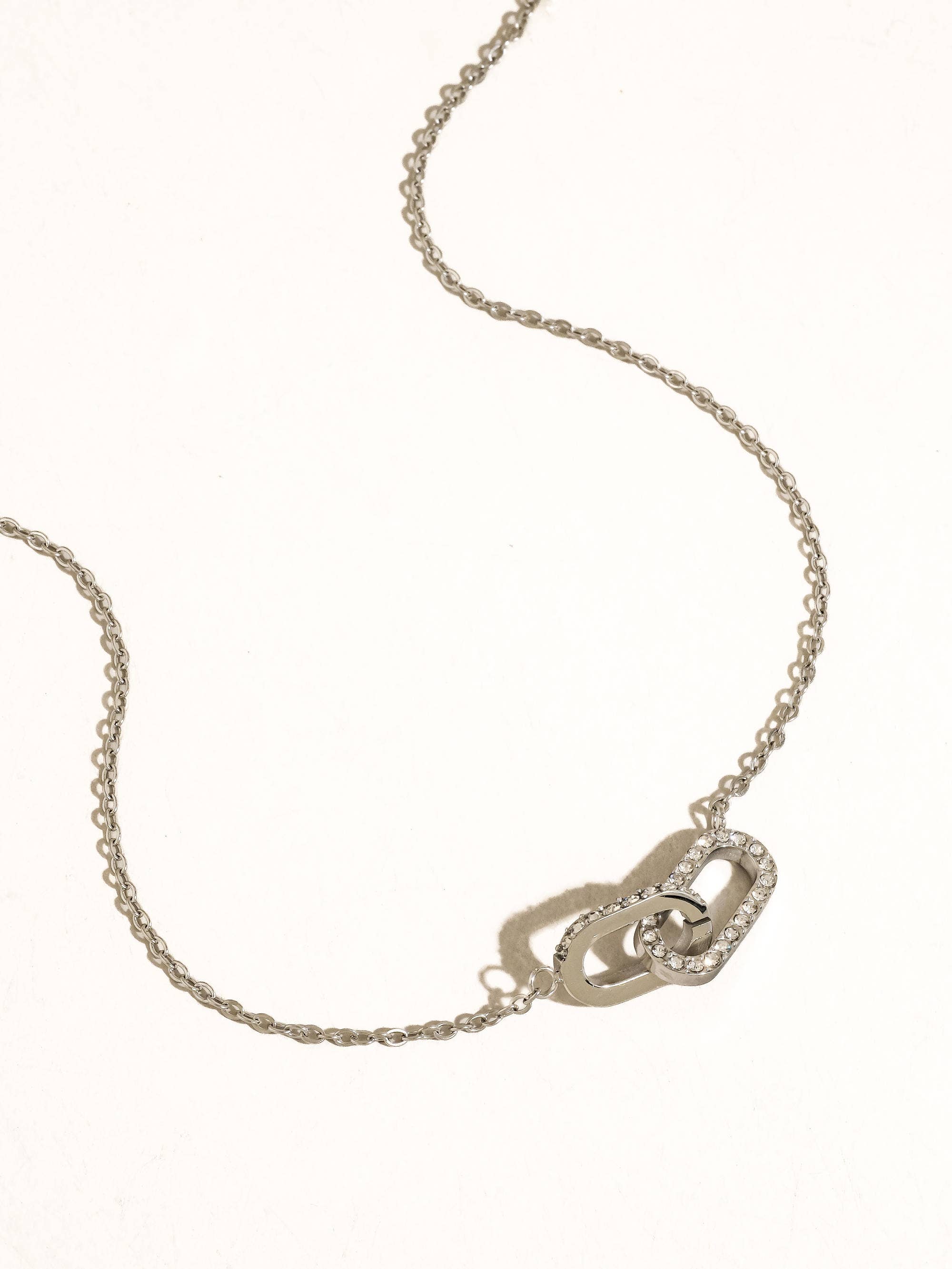 Priamo 18K Gold Pavé Chain Necklace