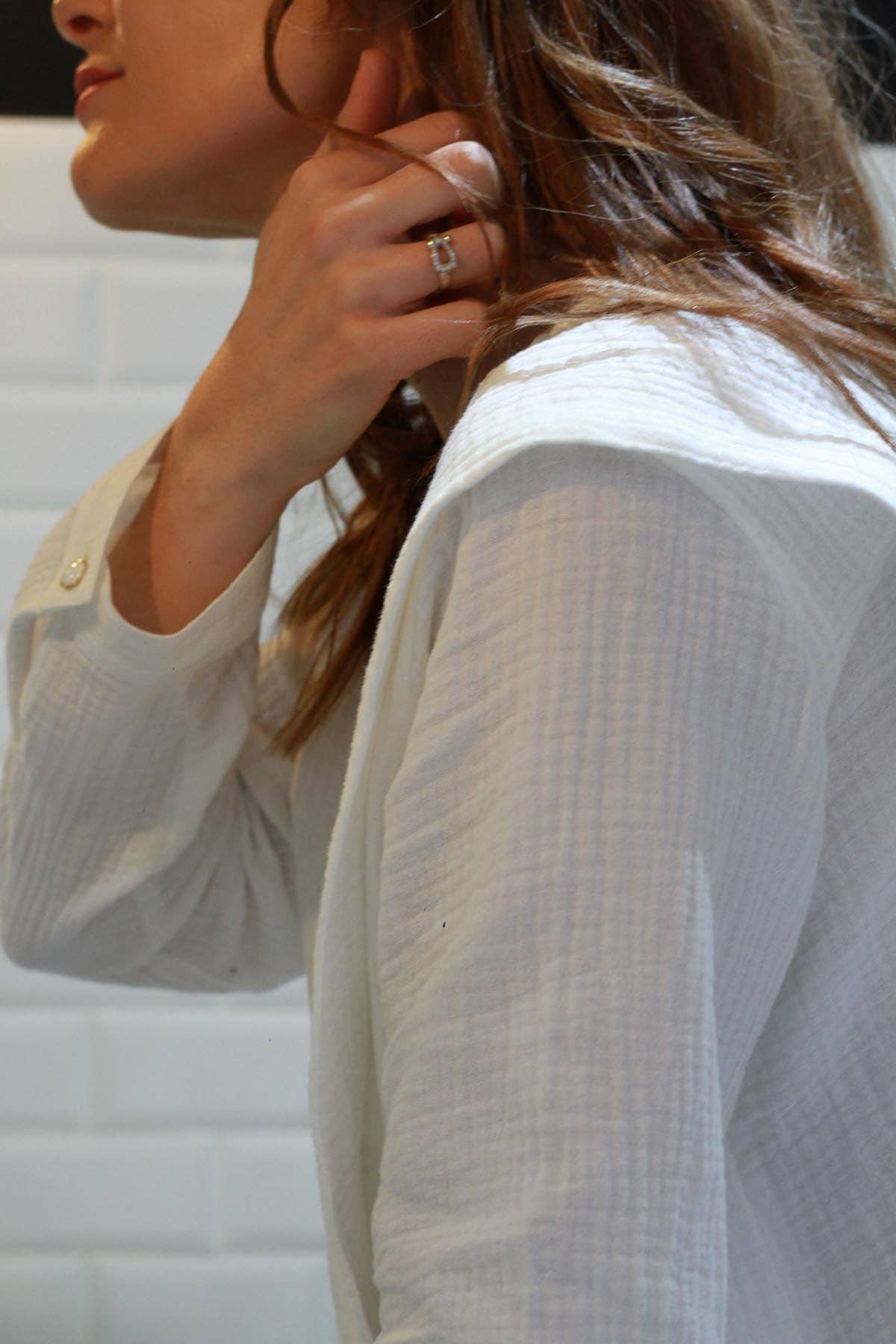 Nursing shirt "Le Milk C’est Chic" (white or black)