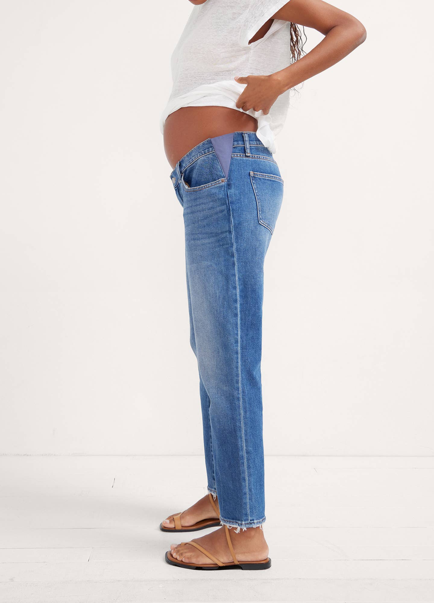 Boyfriend Maternity Jeans – Custom Wash & Grow-With-You Fit