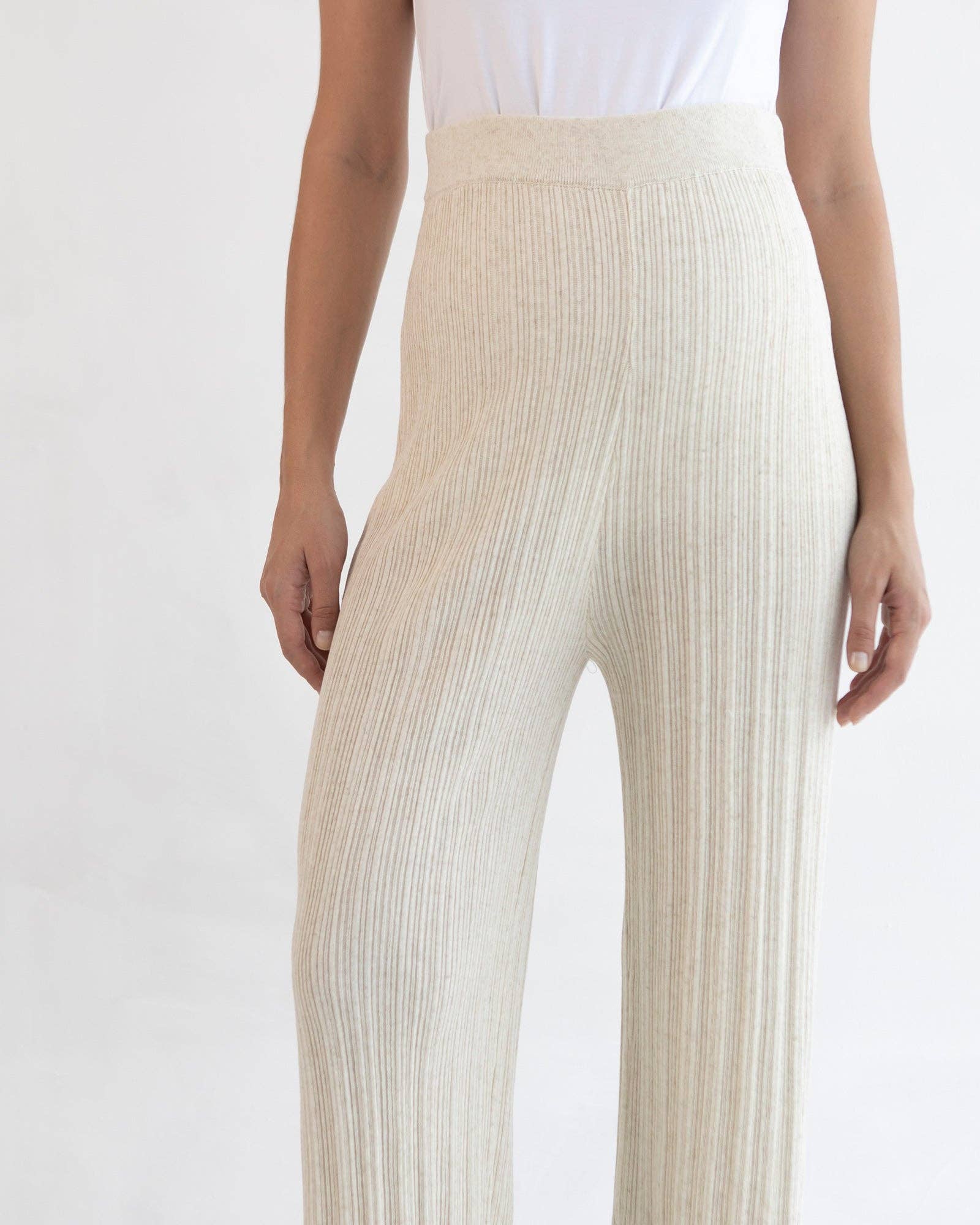 Collette Linen Knit Maternity Pants