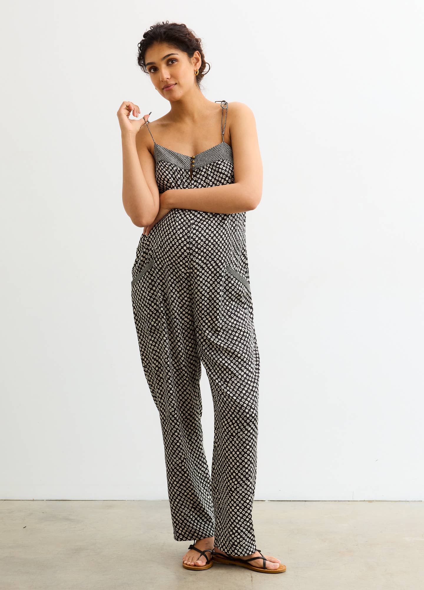 The Portia Maternity Jumpsuit - Hatch