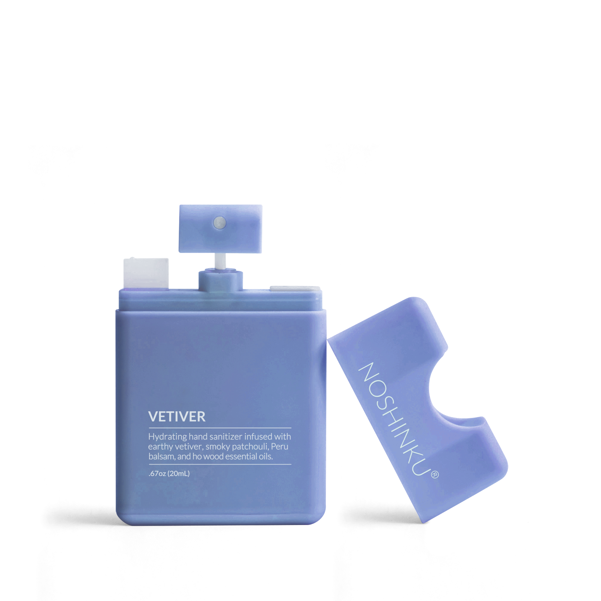 Refillable Vetiver Patchouli Hydrating Pocket Hand Sanitizer